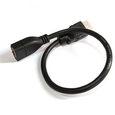la treccia di 3D il OD 5.5mm ha protetto il maschio ad alta velocità del cavo di HDMI all'estensione femminile