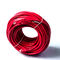Norma rossa dell'ANSI del cavo di toppa del PVC 250Mbps Cat6 23AWG 4P