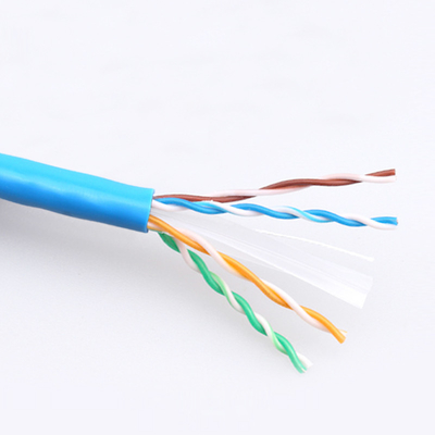 305M / Blu del cavo 0.50mm CCA della rete di categoria 6 dell'HDPE di Lan Cable di Ethernet del rotolo